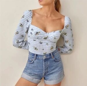 Reformation Reign Top In Al Fresco Size 6